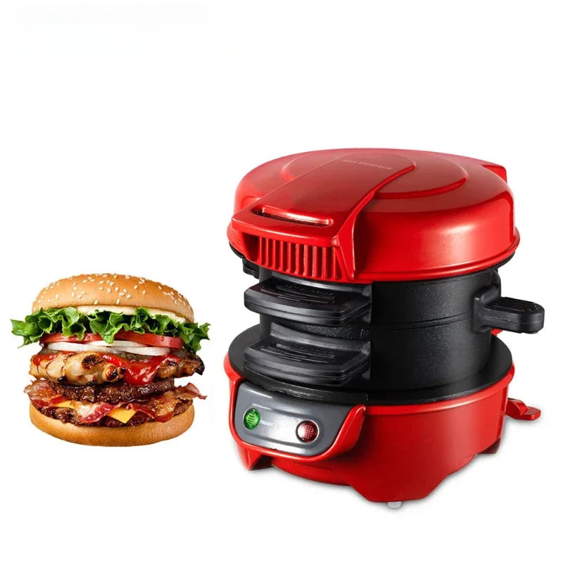 "Flip 'n Toast": Portable Burger & Omelette Maker Fresh Style