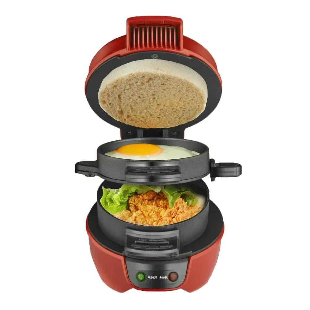 "Flip 'n Toast": Portable Burger & Omelette Maker Fresh Style